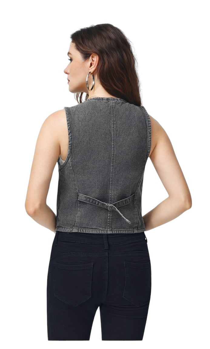 Denim Vest - 8449